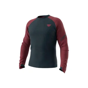 Bluza trekkingowa męska Dynafit 24/7 Polartec Pullover bordowy/szary l - Bluzy sportowe męskie - miniaturka - grafika 1