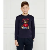 Koszulki dla chłopców - Guess Longsleeve | Regular Fit - miniaturka - grafika 1