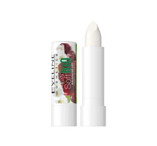 Eveline Cosmetics Cosmetics - EXTRA SOFT BIO - Regenerujący balsam do spierzchniętej skóry ust - Kwiat Wiśni - 4 g - Balsamy do ust - miniaturka - grafika 1