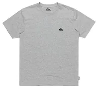Koszulki męskie - t-shirt QUIKSILVER BASIC SJSH/LIGHT GREY HEATHER - miniaturka - grafika 1