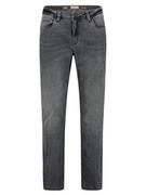 Spodnie męskie - Sublevel Dżinsy - Regular fit - w kolorze antracytowym - miniaturka - grafika 1