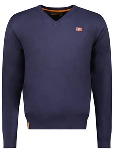 Geographical Norway Sweter w kolorze granatowym - Swetry męskie - miniaturka - grafika 1