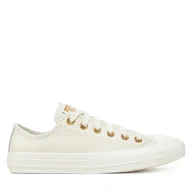 Trampki damskie - Trampki Converse Chuck Taylor All Star Gold A13814C Écru - miniaturka - grafika 1