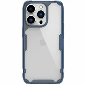 Etui i futerały do telefonów - Nillkin Nature Pro etui iPhone 14 Pro Max pancerna obudowa pokrowiec niebieski - miniaturka - grafika 1