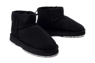 EMU AUSTRALIA W12548 SHARKY MICRO black, botki damskie - Emu Australia - Botki damskie - miniaturka - grafika 1