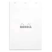 Notesy i bloczki - Blok Rhodia N°19 A4+ 21x31,8 cm, kratka, biały - miniaturka - grafika 1