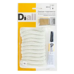 Diall Zestaw naprawczy sznur 12 x 240 mm + klej 28 g - Akcesoria kominkowe - miniaturka - grafika 1