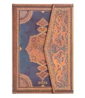 Kalendarze - Kalendarz tygodniowy mini 2025 Safavid Indigo - Paperblanks - miniaturka - grafika 1