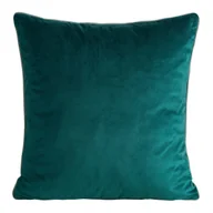 Poduszki dekoracyjne - Poduszka welwetowa Gaja ciemnozielona 60 x 60 cm - miniaturka - grafika 1