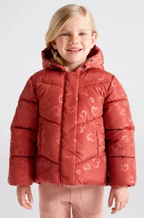Kurtki i płaszcze dla dziewczynek - Mayoral kurtka dziecięca kolor różowy - grafika 1