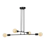 Lampy sufitowe - Emibig Multipo lampa wisząca 4-punktowa czarna 696/4 696/4 - miniaturka - grafika 1