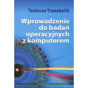 Zarządzanie - PWE - Polskie Wydawnictwo Ekonomiczne Wprowadzenie do badań operacyjnych z komputerem . - miniaturka - grafika 1