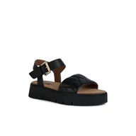 Sandały damskie - Damskie Sandały GEOX D DANDRA 40 D35SCC-08554-C9999 – Czarny - miniaturka - grafika 1