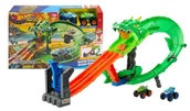 Samochody i pojazdy dla dzieci - Hot Wheels Monster Trucks Rekiny vs Dinozaury - model lub pojazd - miniaturka - grafika 1