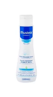 Mustela BEBE - BAIN MOUSSE płyn do kąp. bąbelkowa kąpiel PŁYN 200ml 7029923 - Kosmetyki kąpielowe dla dzieci - miniaturka - grafika 1