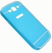 Etui i futerały do telefonów - Bumper Alu Samsung Galaxy S3 Niebieski - miniaturka - grafika 1