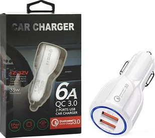 Ładowarka Vega Faston 2x USB-A 3.1 A (23682) - Ładowarki samochodowe - miniaturka - grafika 1