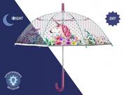 Parasolki dla dzieci - Parasolka dziecięca Perletti Unicorn Flower Cool Kids, przezroczysta - miniaturka - grafika 1
