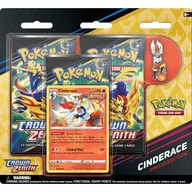 Gry planszowe - Pokemon TCG: Crown Zenith Pin Collection Cinderace - miniaturka - grafika 1