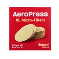 Zaparzacze i kawiarki - AEROPRESS XL: filtry papierowe 200 szt.| NATURAL - miniaturka - grafika 1