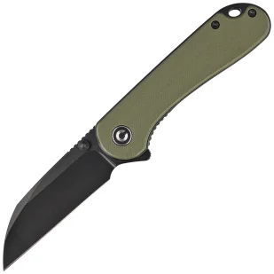 Nóż składany Civivi Elementum Wharncliffe OD Green G10, Black Nitro-V (C18062AF-2) - Noże - miniaturka - grafika 1