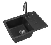 Zlewozmywaki z baterią - Franke BSG 611-62 Onyx + bateria Pola Onyx - miniaturka - grafika 1