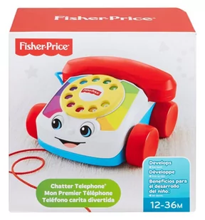 Fisher-Price, Telefon dla gadułki, zabawka interaktywna - Zabawki interaktywne dla dzieci - miniaturka - grafika 1