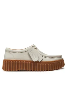 Clarks Półbuty Torhill Bee 26172085 Écru - Półbuty damskie - miniaturka - grafika 1