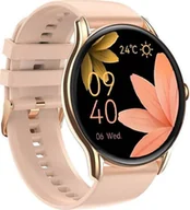 Smartwatch - GlacierX Sphere Różowy Złoty - miniaturka - grafika 1