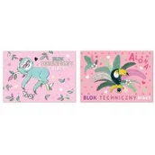 Szkolne artykuły papiernicze - BENIAMIN Blok techniczny A4/10K biały dziewczynka - Beniamin - miniaturka - grafika 1