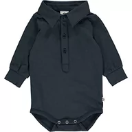 Płaszcze damskie - Müsli by Green Cotton Cozy Me L/S Shirt Body Płaszcz Baza Unisex Dziecko, Noc niebieski, 86 - miniaturka - grafika 1