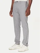 Spodnie męskie - BOSS Chinosy 50547722 Szary Slim Fit - miniaturka - grafika 1