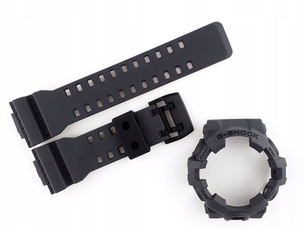 Komplet Casio pasek i bezel GA-700UC-8A GA-700 GA-710 szary grafitowy