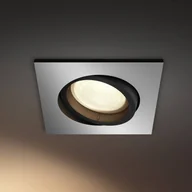 Oprawy, klosze i abażury - Philips Hue wpuszczany spot LED Centura, aluminiowy 9x9 cm CCT RGB - miniaturka - grafika 1