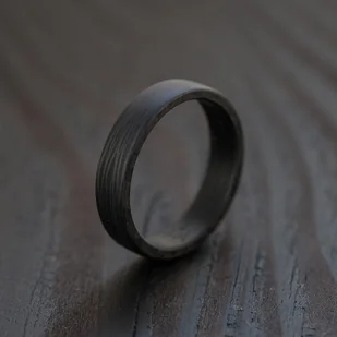 Pierścionek karbonowy czarny - Pierścionki - miniaturka - grafika 1