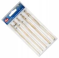 Pasmanteria - zestaw 5 szydełek do wełny złote PRYM 195990 . - miniaturka - grafika 1