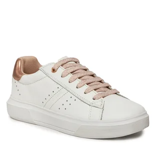 Sneakersy Geox J Nettuno Girl J45GCB 08554 C1Z8W S White/Lt Rose - Buty dla dziewczynek - miniaturka - grafika 1