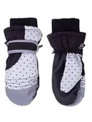 Rękawiczki - Rękawiczki narciarskie dziewczęce jednopalczaste płatek śniegu - miniaturka - grafika 1