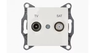 Schneider Electric Schneider Sedna kremowy gniazdo RTV-SAT końcowe) SDN3401623 - Gniazdka elektryczne - miniaturka - grafika 1