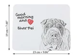 Podkładki pod mysz - Shar Pei podkładka pod mysz z psem Art-Dog - miniaturka - grafika 1