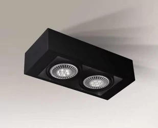 Shilo plafon techniczny Koga ES111 czarny 1153 - Lampy sufitowe - miniaturka - grafika 1