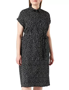 ONLY Damska sukienka Onlhannover S/S Shirt Dress Noos WVN, Czarny/Aop: confetti, 46 - Sukienki - miniaturka - grafika 1