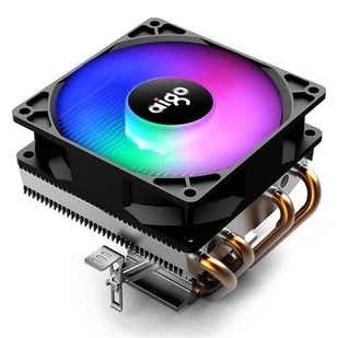 Aigo Chłodzenie aktywne do procesora Aigo CC94 RGB radiator + wentylator 120x130) czarne CC94 - Wentylatory komputerowe - miniaturka - grafika 1
