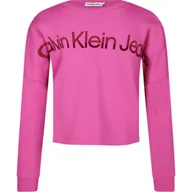 Bluzy dla dziewczynek - CALVIN KLEIN JEANS Bluza | Regular Fit - miniaturka - grafika 1