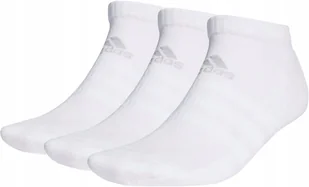 Skarpetki Adidas Cushioned 3pak niskie białe skarpetki do kostki roz. 43-45 - Skarpetki męskie - miniaturka - grafika 1