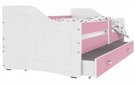 Łóżka dla dzieci i młodzieży - ﻿Łóżko dziecięce 180x80 szuflada + materac SWEETY - miniaturka - grafika 1