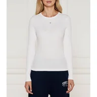 Bluzki damskie - Tommy Jeans Bluzka | Slim Fit - miniaturka - grafika 1