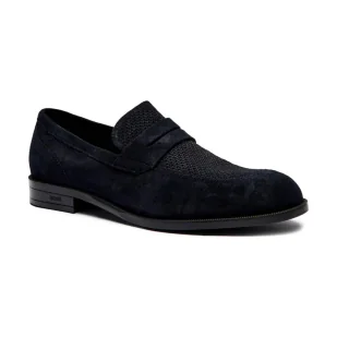 BOSS BLACK Skórzane loafersy Tayil - Półbuty męskie - miniaturka - grafika 1