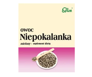 Flos NIEPOKALANEK owoc mielony- zioła sypkie 100g - Zioła - miniaturka - grafika 1