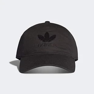 adidas Ac Chenille Dad czapka bejsbolówka, uniseks czarny czarny OSFL - Czapki damskie - miniaturka - grafika 1